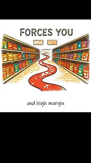 The Grocery Store Layout Trick That Makes You Buy More #ShoppingPsychology #RetailTricks