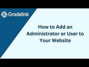 How to Add an Administrator or User to Your Website