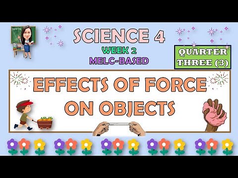 SCIENCE 4 || QUARTER 3 WEEK 2 | EFFECTS OF FORCE ON OBJECTS | MELC-BASED