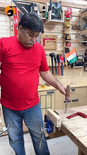389K views · 5.8K reactions | chisel Hand tight Technique #woodworking #wood #tools | Banwari Rayat | Facebook