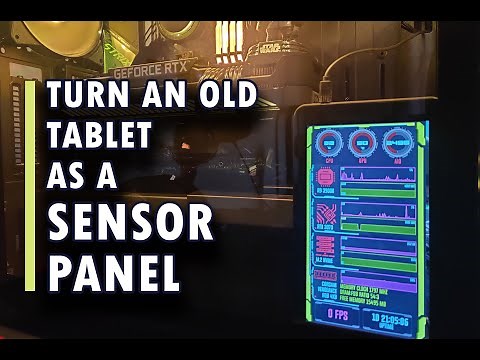 HOW TO TURN AN OLD TABLET INTO A SENSOR PANEL - SECOND SCREEN