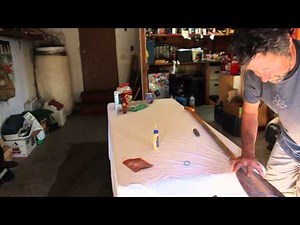 How to repair a wooden paddle.