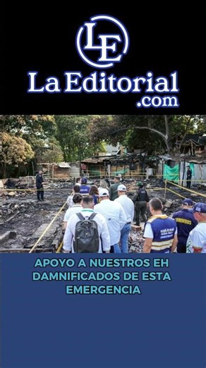 Incendio en Los Álamos: 100 familias afectadas y declaratoria de calamidad pública