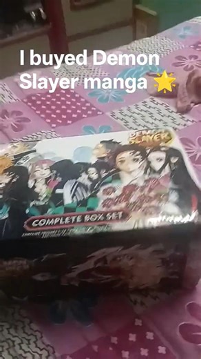 I buyed fake demon slayer manga I know it is fake but the quality is very very good 😊👍🏻#demonslayer