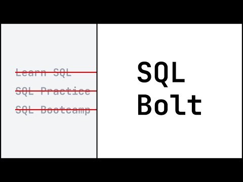 Solving SQL Bolt