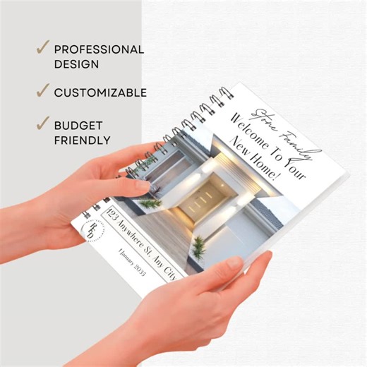 Realtor Closing Day Binder Template, New Homeowner Welcome Packet (canva Editable Instant Download) - Etsy