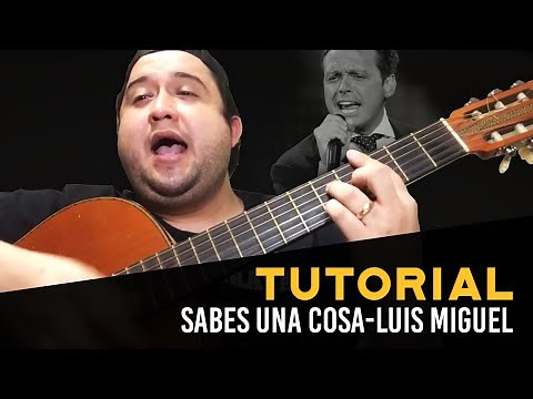 Luis Miguel - Sabes una cosa (Tutorial)