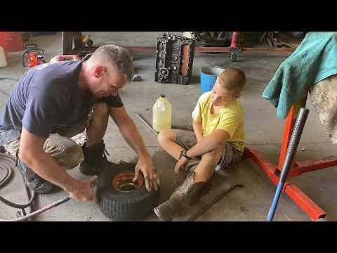 Swisher 44” pull behind mower rebuild