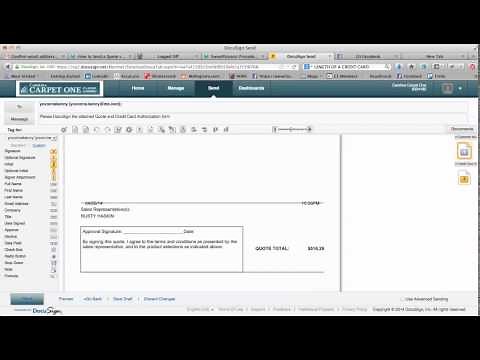 How to add the signature tag in docusign