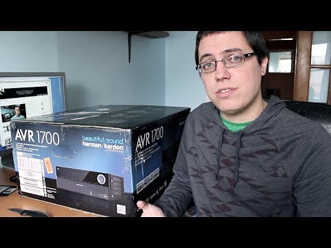 Unboxing: Harman Kardon AVR 1700 5.1 Channel AV Receiver
