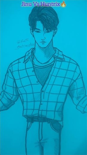 The 3D depth on Jinu’s digital grid vs the Squad... 🔵 Jinu x 🔴 Huntrix #shortsfeed #shorts #kpop