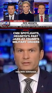 In 2016, as then-presidential candidate Donald Trump vowed that US troops would carry out even his most extreme battlefield orders as commander in chief — some of which former military leaders said would be illegal — Pete Hegseth warned that service members had a duty to refuse unlawful orders from a potential President Trump. https://cnn.it/44h1flz | CNN