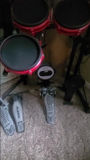 how to add double bass to Alesis Nitro