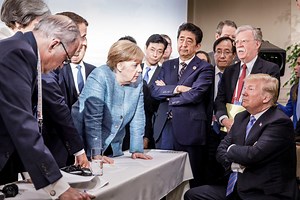 Trump makes early G-7 exit after tense trade disputes