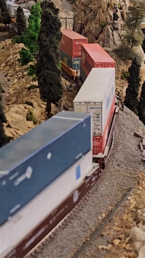 77K views · 3.1K reactions | Double Stack . #customtrains #custom #railway #hoscale #model #NS #maintenance #train #modelrailroad #mountains #trains #BNSF #UPRR #norfolksouthern #CSX #CPKC #railroad | Custom-Trains | Facebook