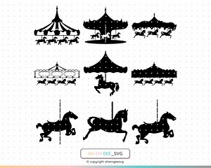 Karussell Pferd Png, Karneval Clipart, Zirkus Dxf, Karussell Pferde Eps, Karussell Dxf, Karneval Cricut, Karussell Cricut, Pferd Silhouette - Etsy.de