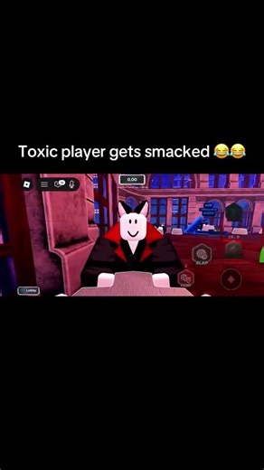 Toxic player get smacked😂👋👋😂😂 #viralvideo #roblox #slapgame