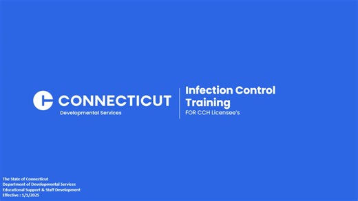 Infection Control Training for CCH