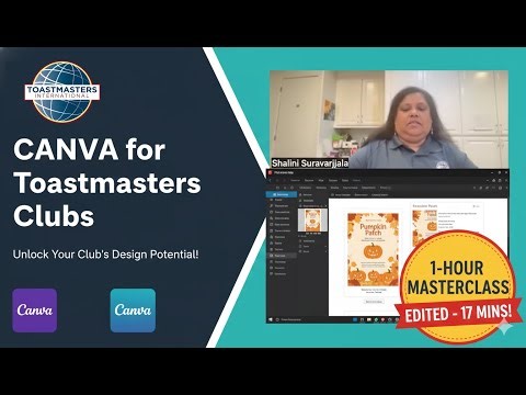 Abridged: Canva Workshop for Toastmasters