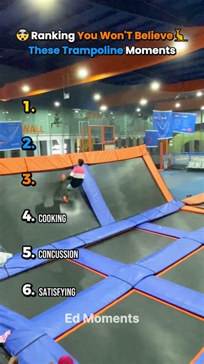 You won't believe these trampoline moments 🤯🦘 #usa