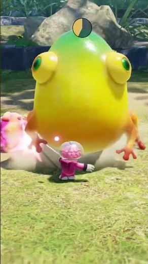 主人公&オッチンでヌシガエル撃破【ピクミン4 PIKMIN4】 #pikmin4 #pikmin #ピクミン