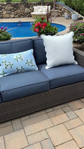 Comment PILLOWS for the links! Stop wasting money replacing your outdoor cushions every season, get these Amazon pillow covers waterproof inserts are the game-changing hack✨ • Tons of patterns to choose from • Instant patio glow-up • Waterproof inserts that actually hold up • Budget-friendly and affordable #amazonhome #patio #porch #amazonfinds #springrefresh
