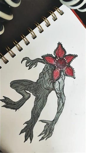Demogorgon #strangerthings #demogorgan #art #drawing #monster #willbyers #vecna #netflix #viralshort