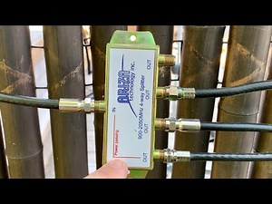 Satellite TV Splitter with Single Power Passing Port - FTA Satellite TV Splitter