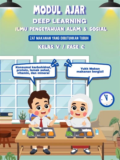 MODUL AJAR DEEP LEANRING IPAS MATERI ZAT MAKANAN YANG DIBUTUHKAN TUBUH KELAS 5 FASE C SEMESTER 2 #modulajar #modulukin #deeplearning #ipas #kelas5