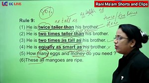 60 Rules Of Grammar - 9 || Basic English With Rani Ma'am || English With Rani Ma'am #BasicEnglishGrammar | English With RANI MAM