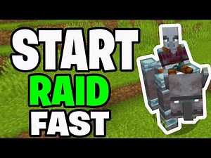 How To Start A Raid In Minecraft! - Java & Bedrock