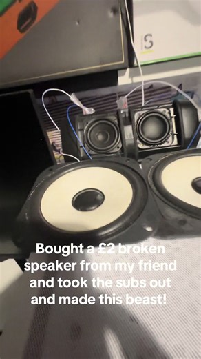 DIY Subwoofer Build from Broken Speaker