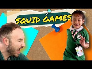 Learn English: Squid games (For Real) | Activity: Action Verbs