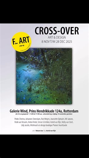 Mishmash on Instagram: "Astrid van Rijn - Nature Box. ✨ Discover the work of @mavrijn – layered, poetic, and quietly breathtaking. Within the richness of the CROSS-OVER exhibition, her series Nature Box offers a moment of stillness — a world that slowly opens itself to anyone willing to look a little closer. Astrid constructs her landscapes from many photographs of nature, digitally weaving them into entirely new biotopes where microcosm and cosmos meet. She then intervenes again by hand: with p