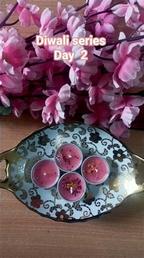 #pink tea light candle#