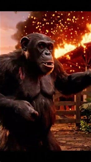 From Fire to Freedom A Chimpanzee's Call for Help