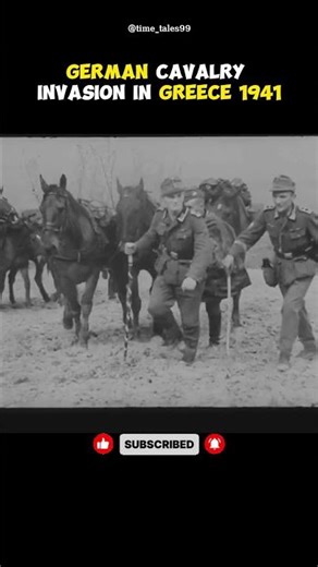 German Cavalry Invasion in Greece (1941)