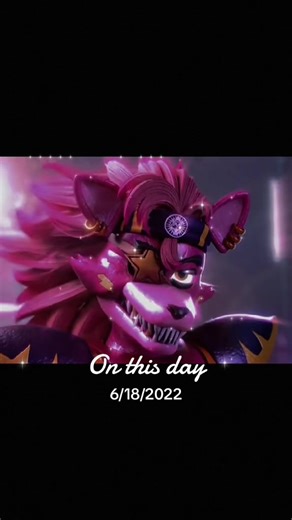 #onthisday my very first edit of foxy and glamrock foxy crazyyyy #fnafedit #editfnaf #foxythepirate #glamrockfoxy
