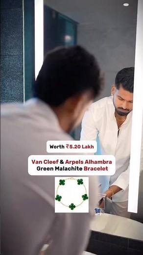 Bracelet by Van Cleef & Arpels worth a stunning ₹5.20 Lakh🔥 #filmfashionfitness #music