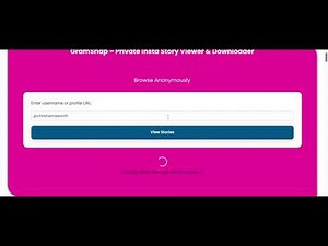 GramSnap Story Viewer - View Insta Stories With Gramsnap