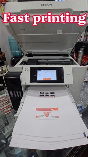 Epson L6580 Fast Printer with Best Print Quality #FastPrinter #FastPrinting #MobilePrinter