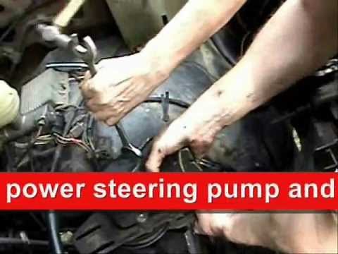 Replacing a Power Steering Pump on a 1981 F150