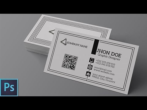 Simple Business Card - Photoshop Tutorial