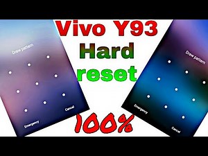 Vivo Y93 Hard reset Pattern unlock without PC New trick 2019