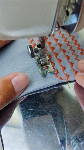 Patterned stitching using a Janome sewing machine #sewingtechnique