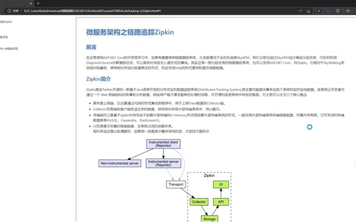 【02】简单了解ZipKin的定义原理和架构展示