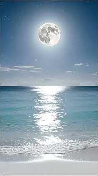 🌊 The whisper of the waves under the moon | 528 Hz + 852 Hz #Shorts