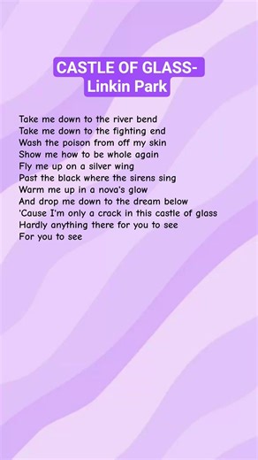 CASTLE OF GLASS- Linkin Park #song #music #lyrics #castleofglass #linkinpark #shorts #hitsjustmusic