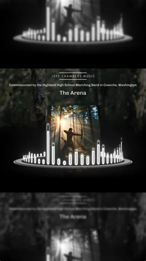 jeffchambersmusic on Instagram: "The Arena 🏹🌲 Music: Horn of Plenty by James Newton Howard The Hanging Tree by James Newton Howard Everybody Wants To Rule The World by Lorde Arranged by Tim Mitchell Front Ensemble by Luke DeDominces Sound Design by Tim Mitchell View full-show audios and score samples on our website! #marchingband #marchingmusic #jcm #jeffchambers #jeffchambersmusic"