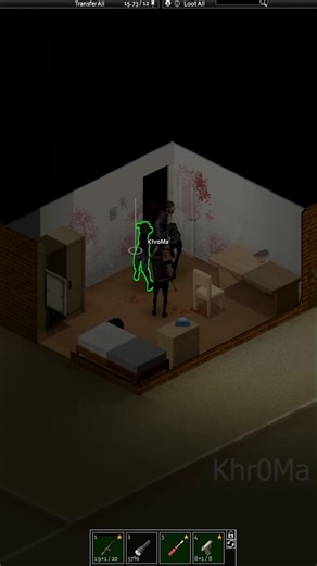 Almost became zombie food #projectzomboid #gaming #shorts